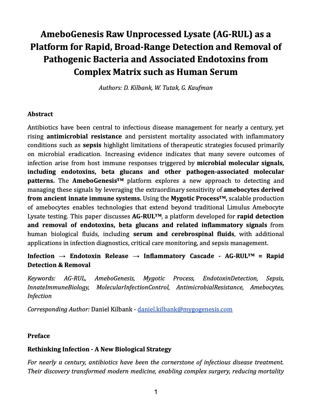 Mygogenesis Horseshoe Crab Blood Extraction